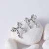 1 Pair Women Shape Stud Ear Earrings Bowknot Studs Cute Piercing Bow Earrings Ear