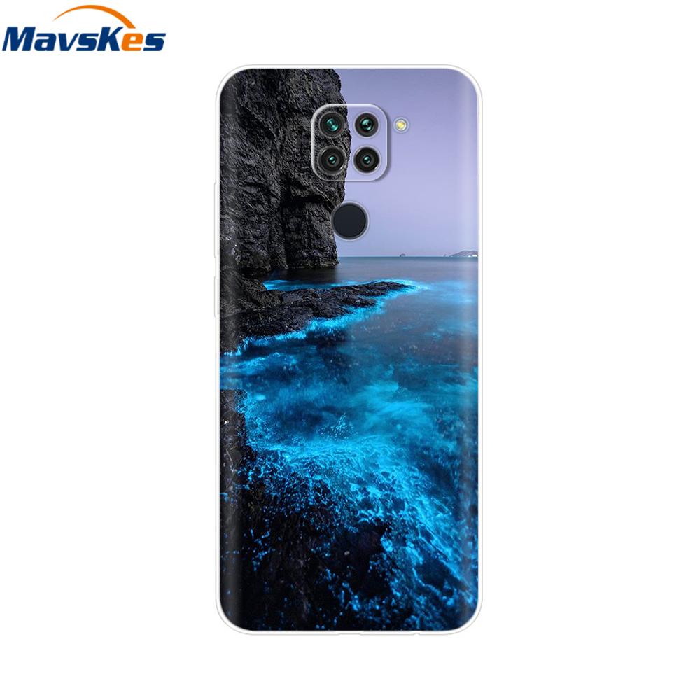 Чехол для телефона для Xiaomi Redmi Note 9 Чехол 6,53'' Мягкий силиконовый ТПУ Задняя крышка для Xiaomi Redmi Note 9 Note9 Чехол Coque Fundas Para