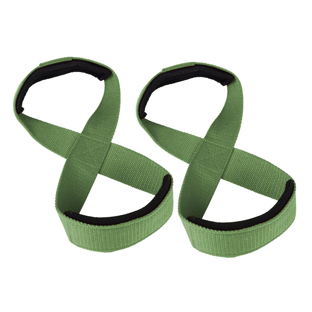 Прочный Подъемный Строп Стропа Формы 8 Ремень для Поднятия Тяжестей Power Wrist Strap для Становой Тяги, Пауэрлифтинга, Кросс-Тренинга