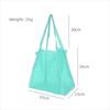 Sandproof Mesh Beach Bag Foldable Shoulder Storage Bag New Toiletry Bag  Swimming