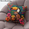Tropical Jungle Animal Print Pillow Covers Pattern Cushion Cover Suitable for Sofa Bedroom Car Pillow Cover