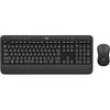 Беспроводной набор мышь и клавиатура Logitech MK540: Беспроводная клавиатура, беспроводной комплект, подставка для запястий, наклонные ножки, водостойкая, очень прочная, Unifying USB