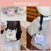 Adorable Korean Style Cartoon Doll Handbag For Girls In Cute Colors And Breathable Fabric