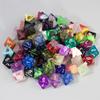 Набор из 100 случайных игральных костей для ролевой игры DND, игровые кости разных цветов, многогранные игральные кости D4/D6/D8/D%/D10/D12/D20