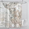 Marble Waterproof Shower Curtain Waterproof Shower Curtain for Bathroom Decor Printed Washable Shower Curtain with Hooks