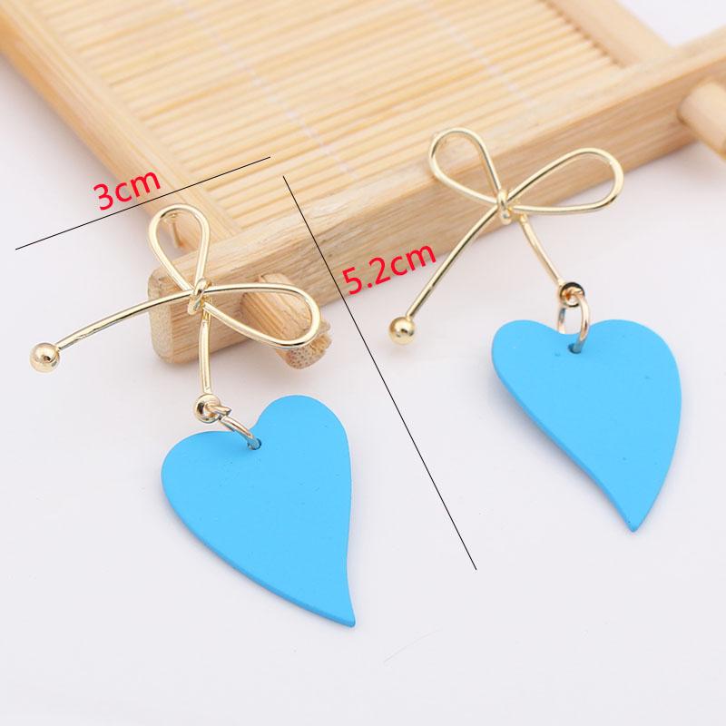 New Blue Color Geometric Earrings for Women Bohemian Flower Butterfly Pendants Female Dangle Earrings 2024 Aretes De Mujer