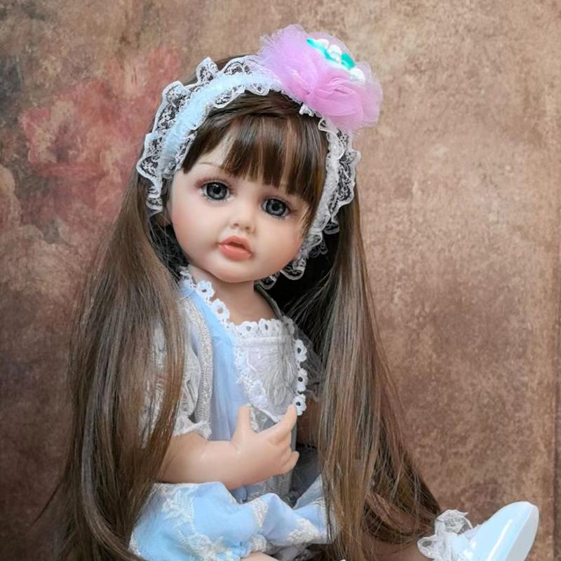 Куклы-близнецы Reborn Babies Girl, 55 см, полностью силиконовые, виниловые, реалистичные, кукла принцессы с длинными волосами, Bebe Reborn, подарки на день рождения, изготовленные из KEIUMI
