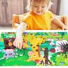 24/48/60 шт./набор мультяшный пазл игрушка животное транспорт динозавр дошкольное обучение игра-головоломка малыши мальчики девочки образовательная напольная игрушка-пазл