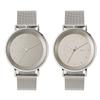 Klon Pair Watch Solar Watch Replacement Belt Simple 38mm KLON SLIM SOLAR STYLE CONNECTION 38mm Men's Women's -SILVER MESH-