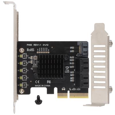Адаптер PCIE to SATA 6Gbps Hard Disk Extension Card Компьютерные аксессуары для Windows для OS X