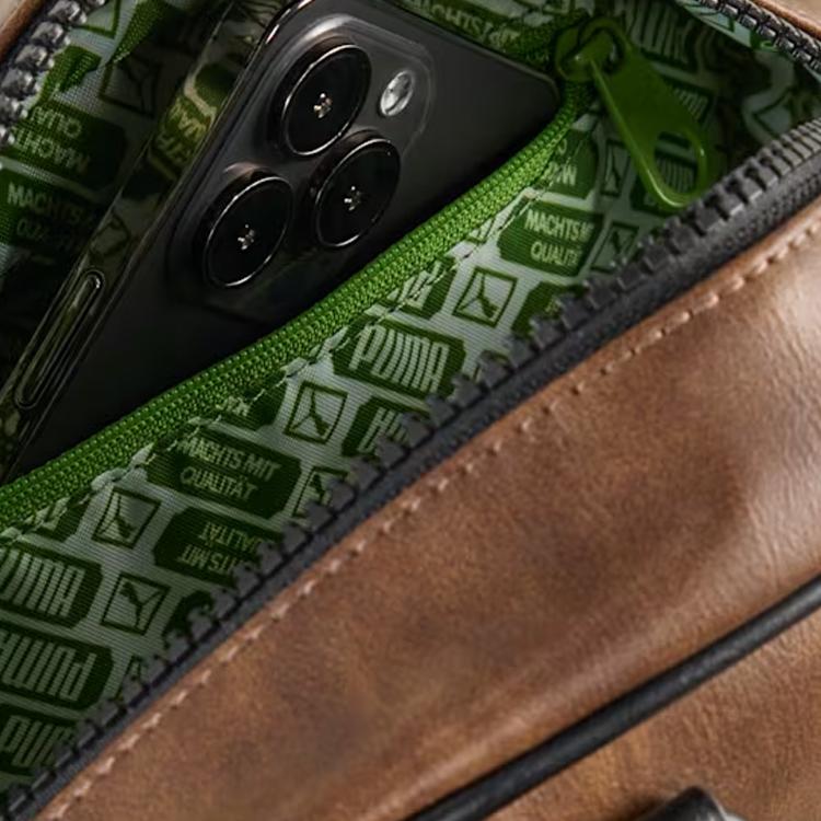 Puma 2,5 л Повседневная Спортивная Полиэстеровая Мини-Сумка Через Плечо Женские Сумки Каштаново-Коричневая 091137-04