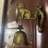 1 шт. Винтажный металлический ветряной колокольчик, дверной звонок, колотушка на удачу для продавца, настенное украшение, для сада, входной двери магазина, подарок