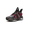 Anta Kids Non-Slip Shock Absorbing Wear-Resistant Mid-Top Basketball Shoes Kids Basketball Shoes Black White Red 312241110-11