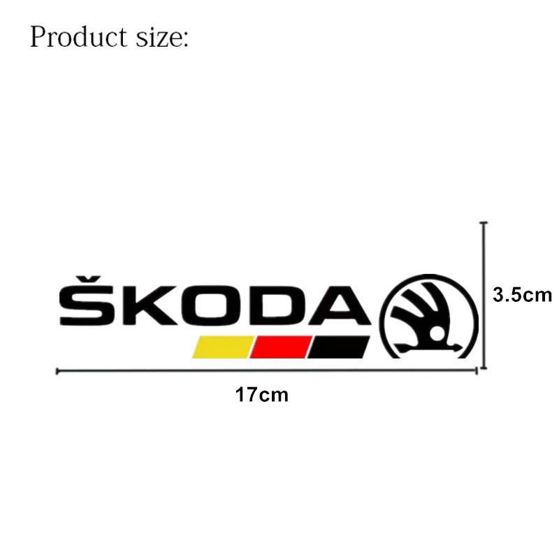 VMAD6 Car Sticker 2PCS Car Rearview Mirror Reflective Decals Waterproof Safety Warning Stickers Accessories For Skoda Octavia A5 A7 RS