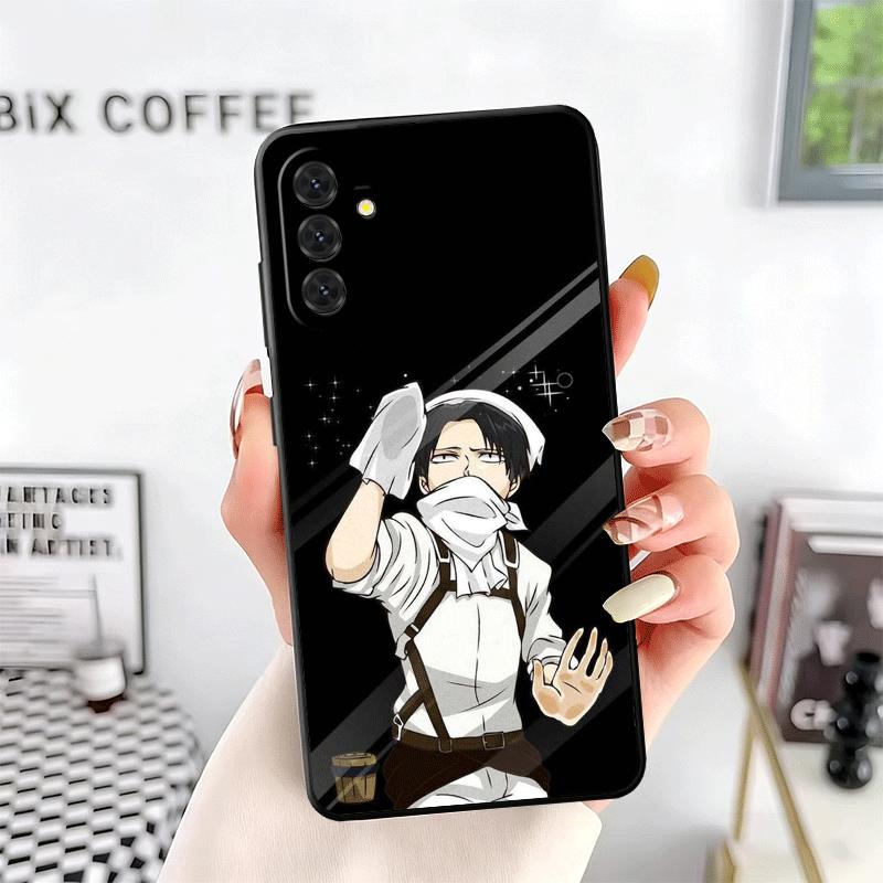 A-Attack On T-Titan Levi Soft Phone Case for Samsung A17 A37 A57 A16 A26 A36 A56 A15 A25 A35 A55 A14 A24 A34 A54 A13 A23 A33 A53