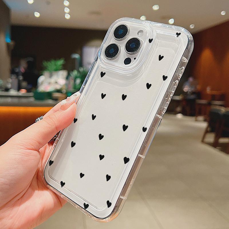 Винтажный чехол-сердечко для телефона Samsung Galaxy S25 S24 S23 S22 S21 S20 S10 Note20 Note10 FE Ultra Plus 4G 5G Прозрачная задняя крышка