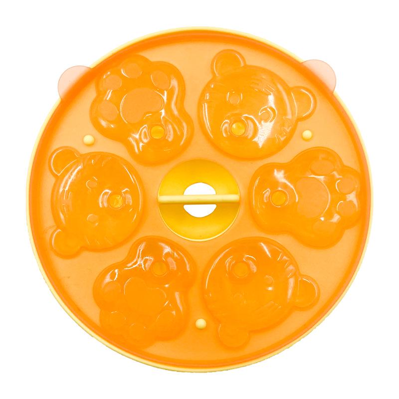 Силиконовая форма для детского питания и торта - Фигурки медведя и сосиски