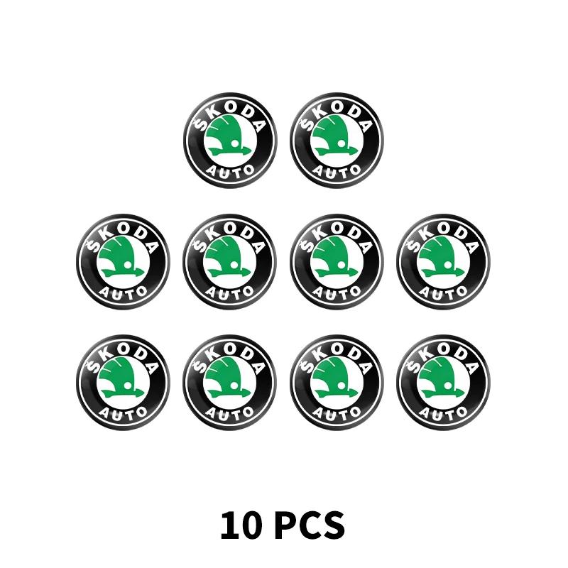 2025 New For Skoda Superb Rapid Fabia Octavia Laura VRS Yeti Roomster Car Key Shell Remote Case Cover Aluminum Sticker Emblem Sy