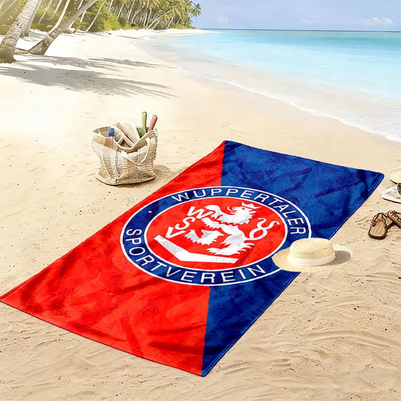Wuppertaler SV Print Beach Towel, Large Soft Quick Dry Towel for Beach Camping Swimming