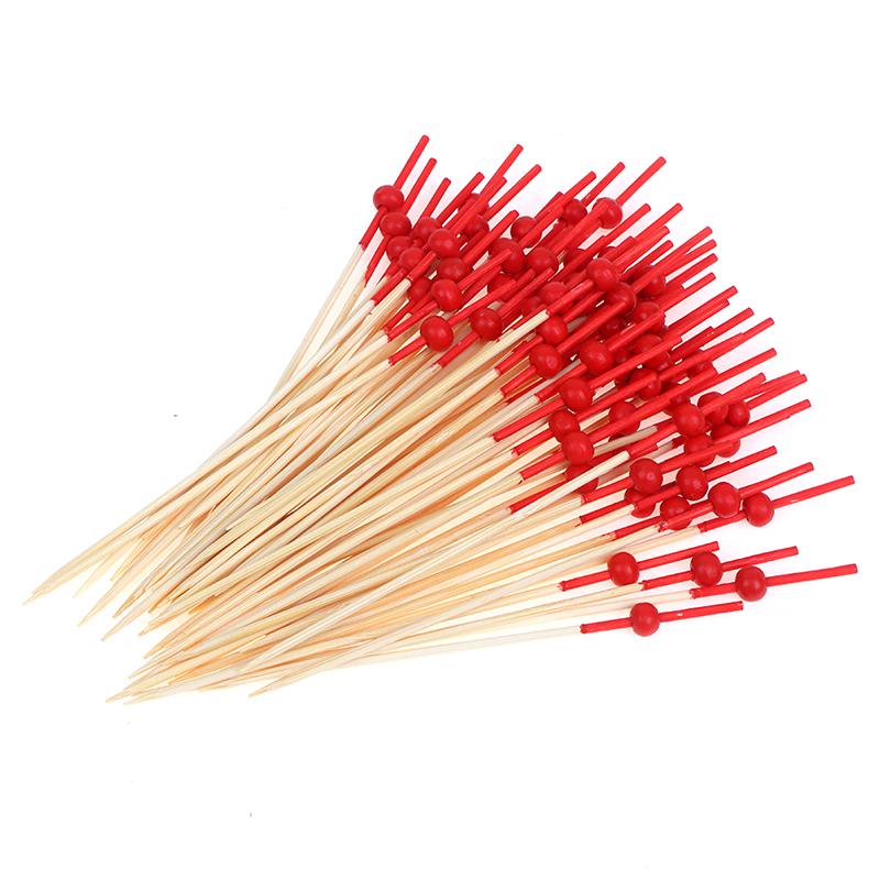 100X 12 см сердце бамбуковый выбор шведский стол торт фруктовая вилка вечерние десерт салат палочка
