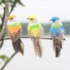 1Pc Artificial Feather Fake Birds Nest Decorative Mini Swallows Home Garden Ornaments