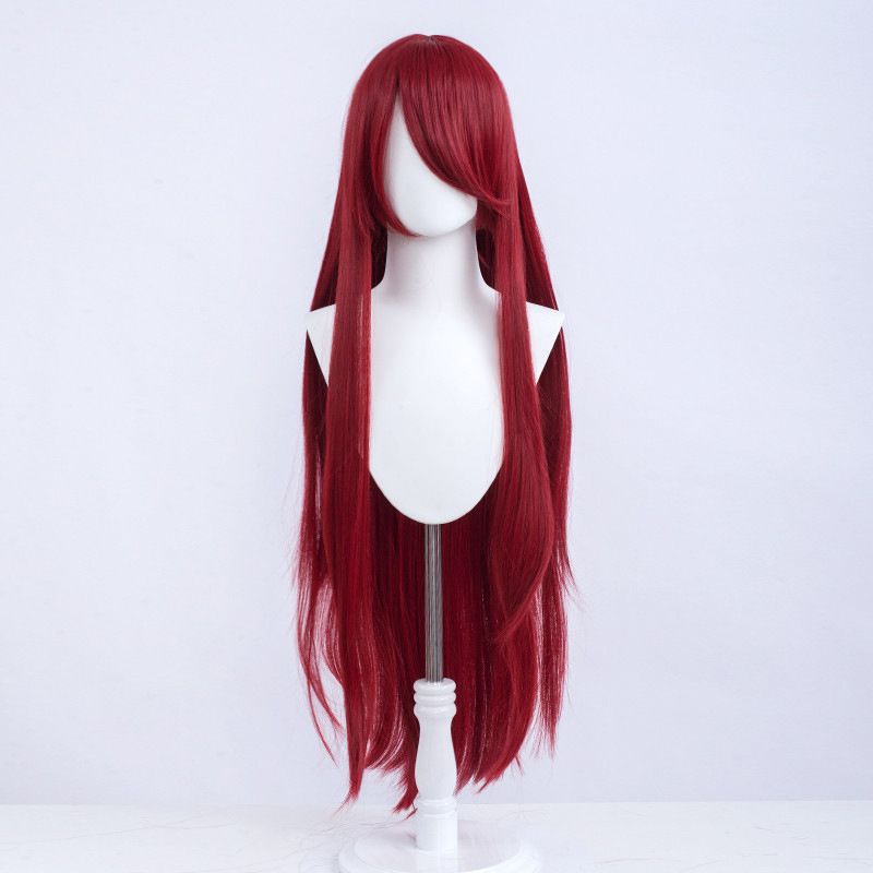 100cm Long Straight Cosplay Wig Anime Compatible Universal Omopinenet Heat Resistant Synthetic Hair Wigs + Wig Cap