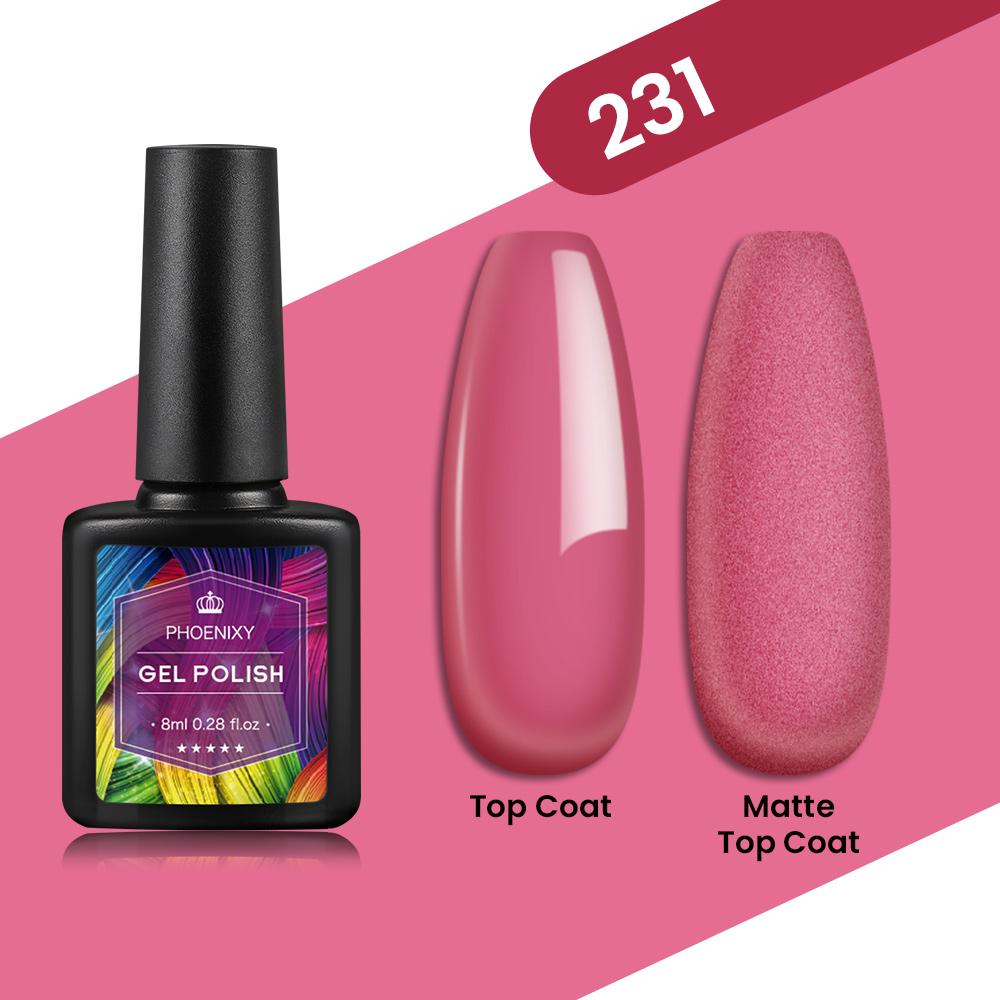 PHOENIXY 80 цветов, 8 мл гель-лак для ногтей, УФ-гель для ногтей, стартовый набор, замачиваемый гель-лак, гель-лак для ногтей, маникюр, DIY салон на дому