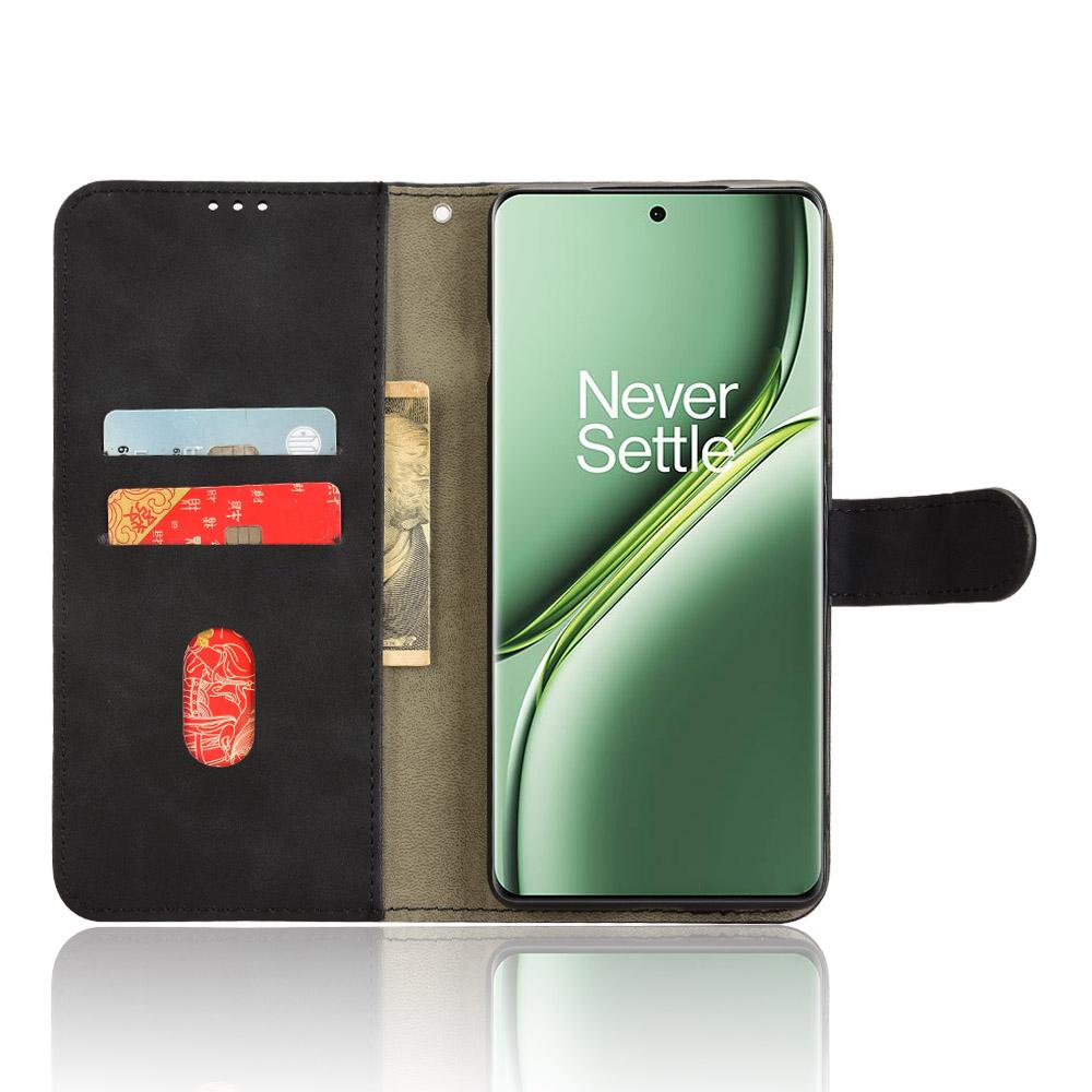 Для OnePlus Ace 3 Pro 5G Чехол Кожаный с эффектом кожи Противоударный Чехол-кошелек Книжка для телефона