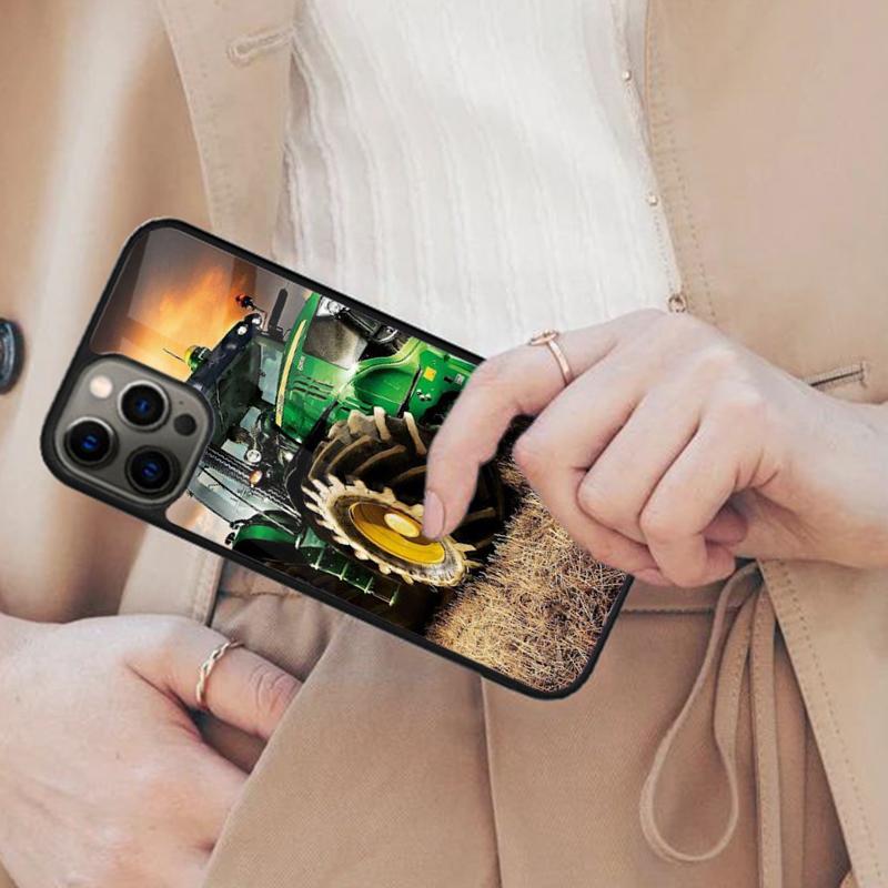 Хит продаж Универсальный Трактор Магнитный Чехол для Телефона Для APPLE iPhone 17 Air 16 14 13 12 Pro Max 15 Plus Беспроводная Обложка MagSafe