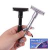 Men Shaver Barber Tools Hair Razor Adjustable Double Edge Classic Safety Razor With 5 Pcs Stainless Steel Blades Shaver