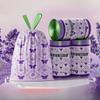 Lavender Tear-free Drawstring Garbage BagHousehold Thickened Hand-held Kitchen Plastic Bag Office Cleaning Bag Extra Thick