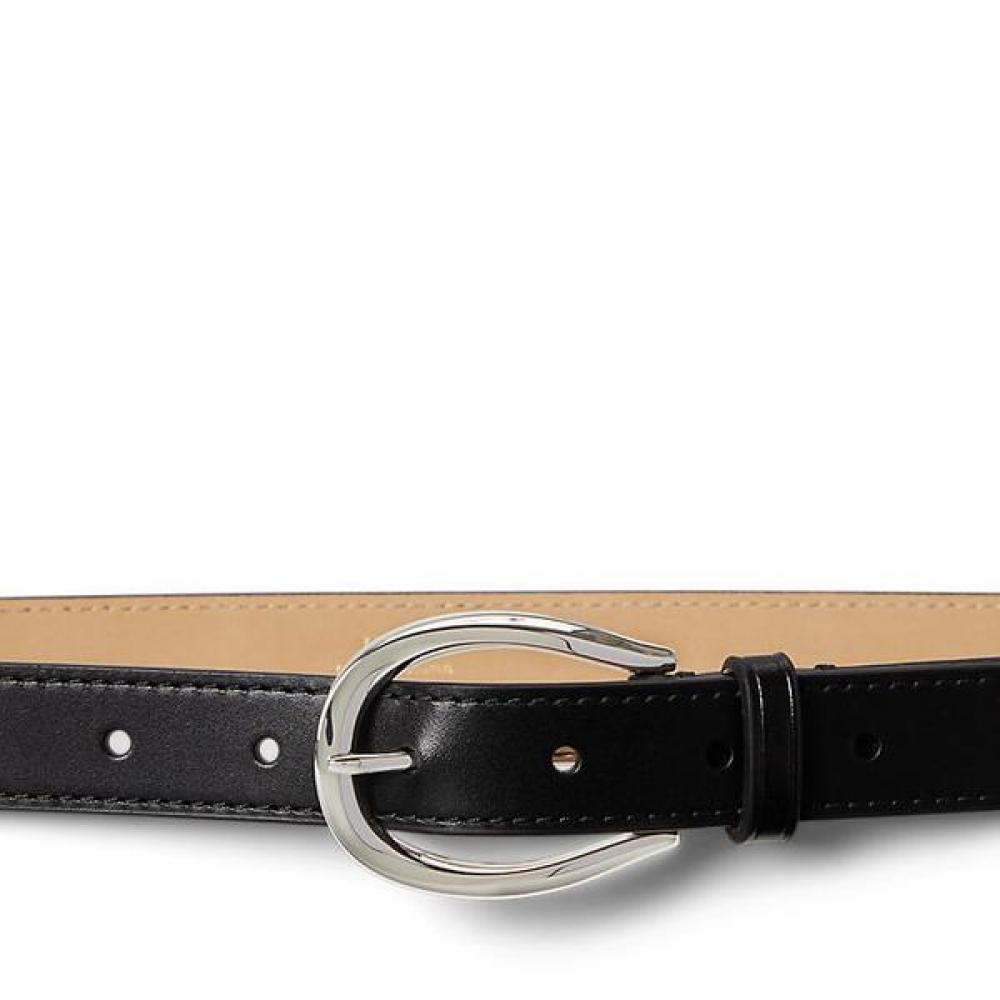 Polo Ralph Lauren Women S Stirrup Buckle Leather Belt Wapoblt09m20149001