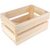 Caisse De Rangement En Bois Naturel - CREATIVE DECO - 30 X 20 X 15 Cm - Caisse En Bois Vintage