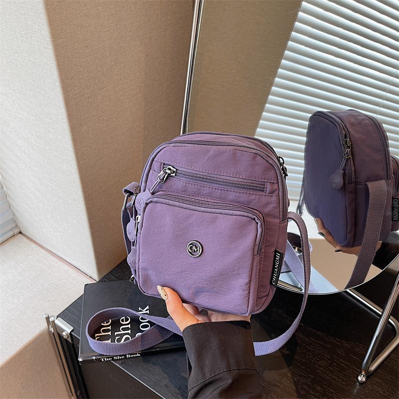 Женская сумка Легкая нейлоновая сумка через плечо Crossbody Сумка для мобильного телефона