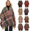 Cuff Knitted Shawl Wave Cloak Cloak Tourism Ethnic Style Fringed Shawl