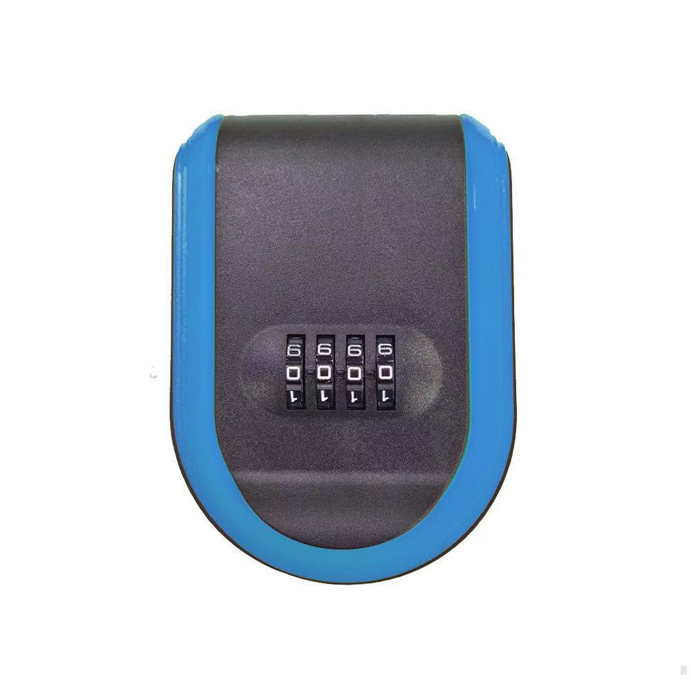 Магнитный кодовый ящик для ключей с 4-значным кодом - Магнитный тайник под машину, Водонепроницаемый уличный кодовый ящик, Спрятать ключ с сигналом