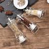 Acrylic Pepper Grinder Cutter Machine Kitchen Tools Transparent Manual Salt Spices Mill Shaker Grinding Tool