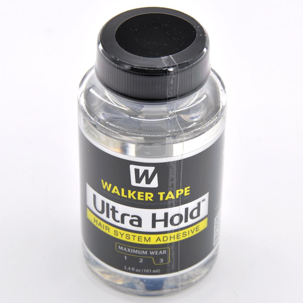 Клей для волос с ультрафиксацией, клей для парика с кистью, клей для кружевного парика/парика, мягкий клейкий клей FEF