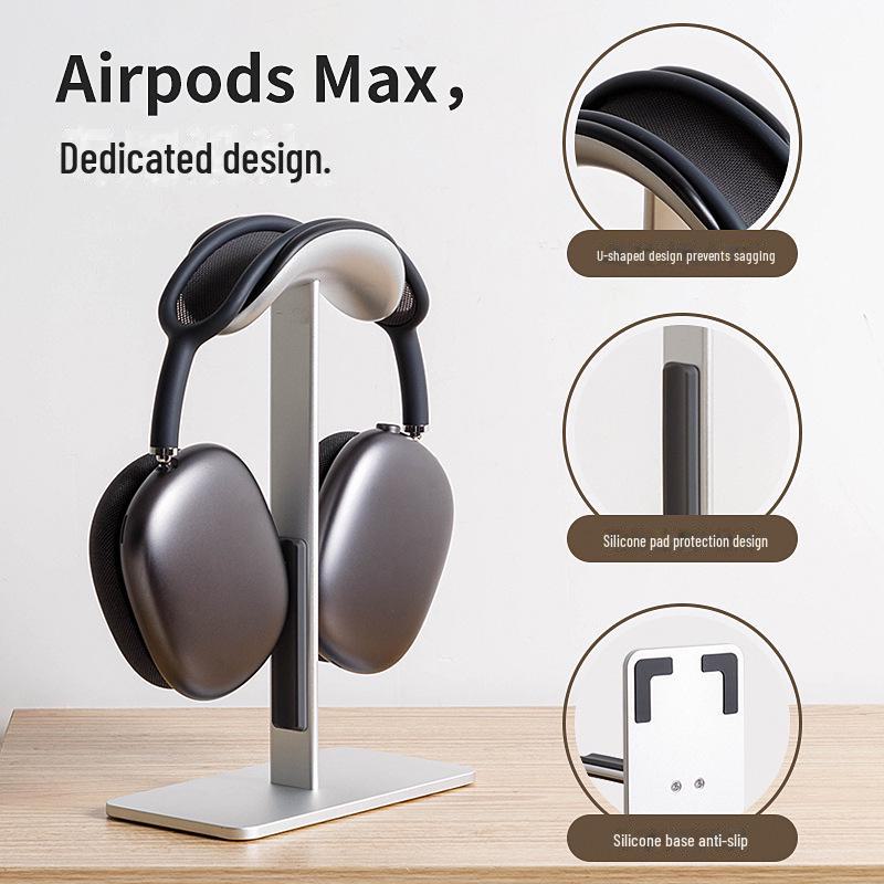Aluminum Alloy Stand for AirPods Max - Desktop Storage Rack