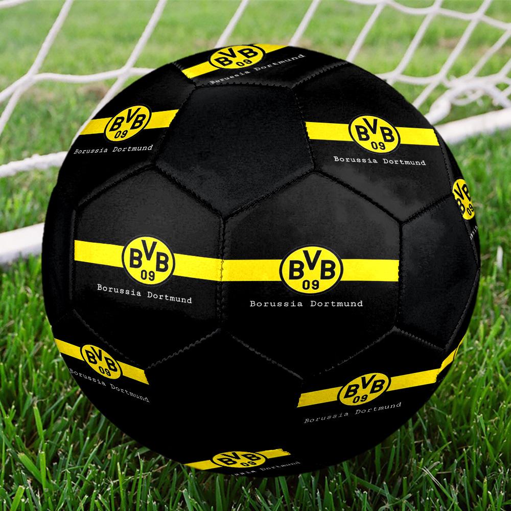 Футбольный мяч для зала Borussia Dortmund Цветной Для всех возрастов Размер 5 Машинная строчка ПВХ Готов к соревнованиям Прочный Высокий отскок