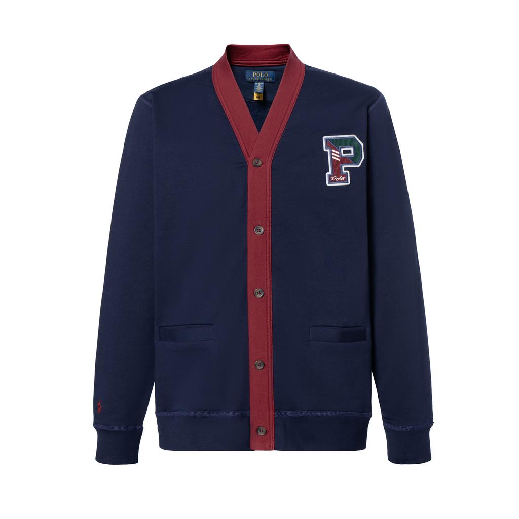 Polo Ralph Lauren Sweater FW24 V-Neck Letter Single-Breasted Long Sleeve Kids Tops Deep-Blue CWPOKNIY7620006-410