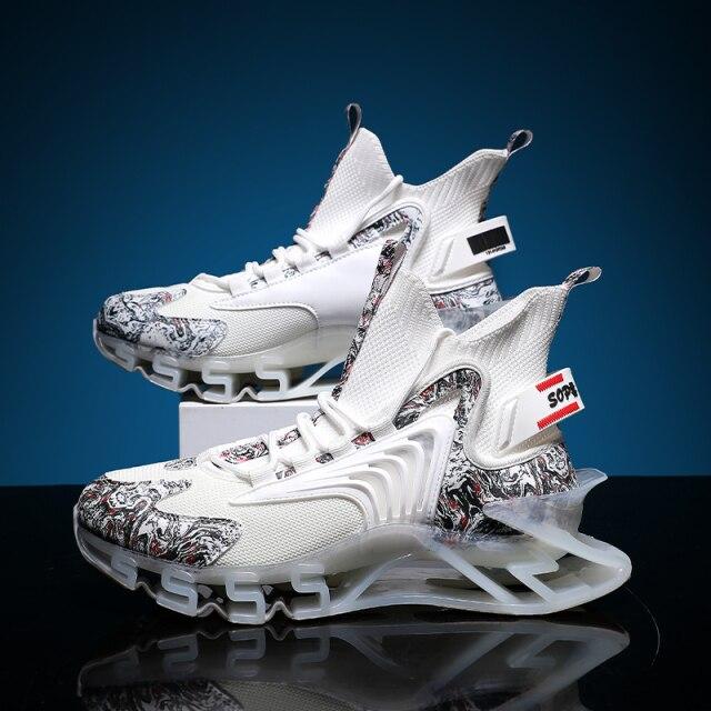 Мужские кроссовки для тенниса, роскошные дышащие повседневные туфли на шнуровке, кроссовки для баскетбола, модные нескользящие кроссовки для бега для мужчин