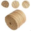 Джутовый шпагат 328 футов веревка DIY аксессуары для рукоделия украшения коричневая пенька для упаковки кота