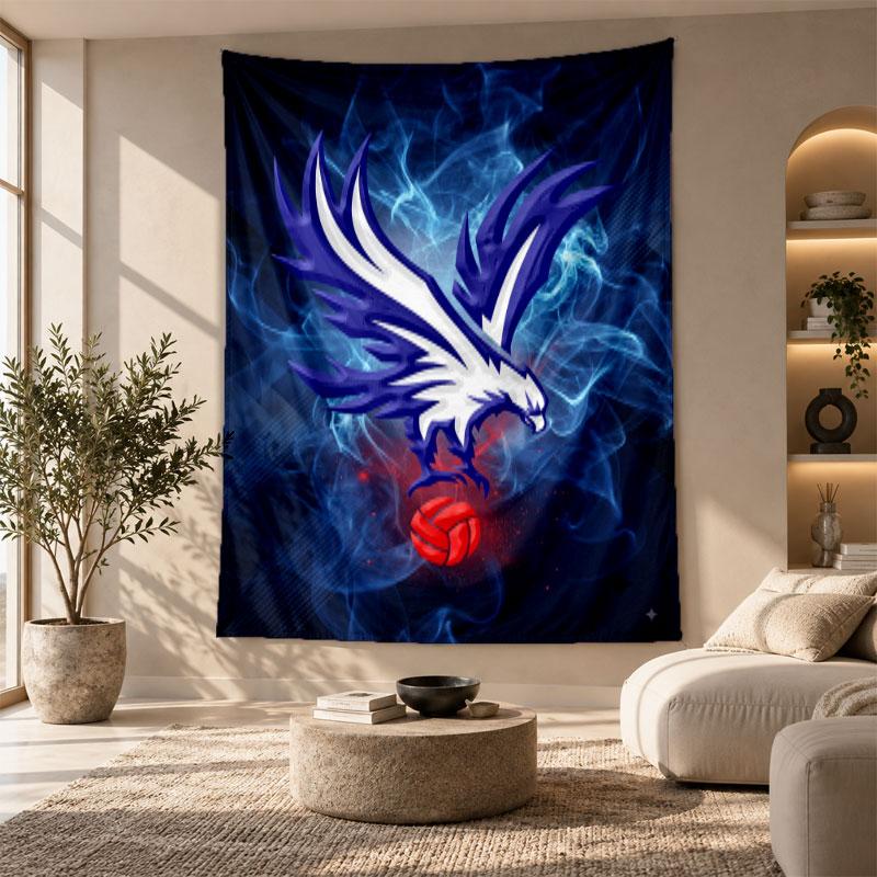 Decorative Tapestry,Crystal Palace Printed Wall Art, Lightweight Wall Hanging For Bedroom Background
