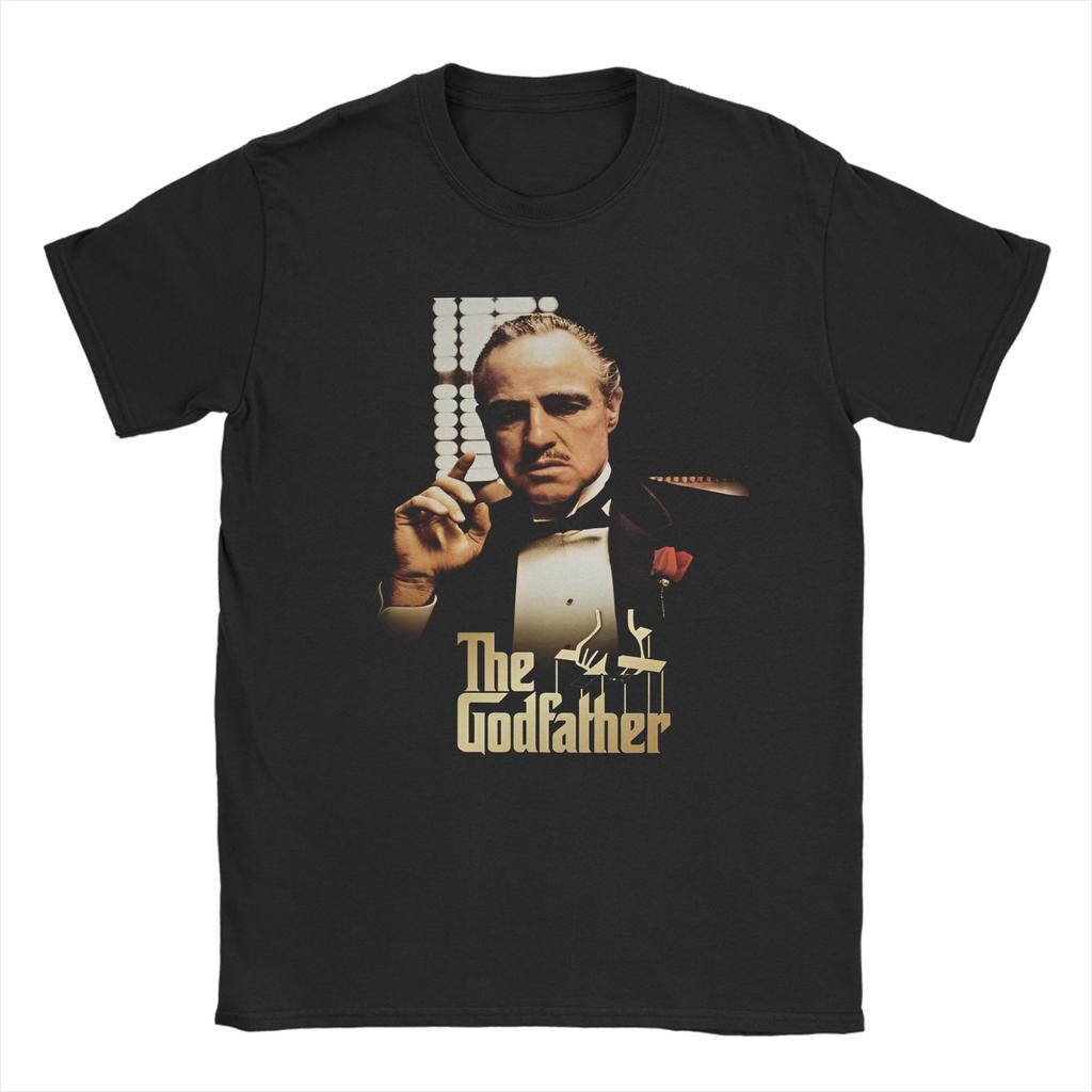 Футболка Крестный отец Летняя Хлопковые футболки Для мужчины Популярная футболка с принтом Короткий рукав Эстетичные футболки