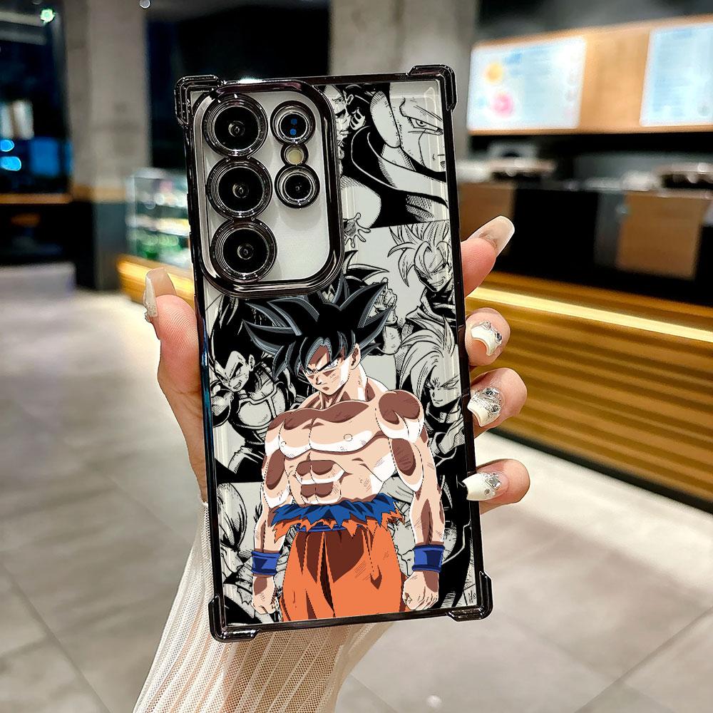 Чехол для телефона Goku Anime Dragons Balls для Galaxy S26 Ultra Чехол для Samsung S26 S25 S24 S23 S21 Ultra S20 FE S25 Plus Мягкий чехол