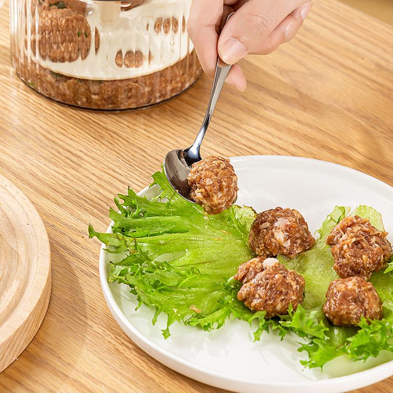 Изготовитель фрикаделек Кухня Экструдированный инструмент для изготовления фрикаделек Frikadeller Maker Форма для фрикаделек Пластиковый полупрозрачный формирователь фрикаделек