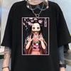 New Fashion Unisex Short Sleeve Anime Kamado Nezuko Print T Shirts Women Causal Harajuku Tops Funny Y2k T Shirt