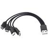 1 шт. 4-в-1 Мульти-USB C Разветвитель Зарядный Кабель для Huawei Планшета Ноутбука ПК USB Type-C Быстрая Зарядка Кабели Данных