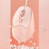 USB Wired Mute Mouse Type C USB Cable Ergonomic Mice Type C Wired Mouse  Desktop Notebook